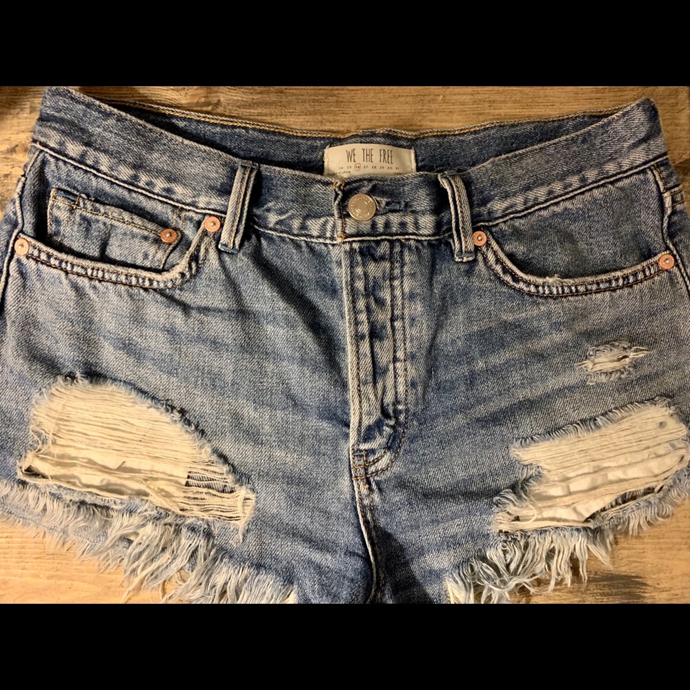 Free People Denim Shorts